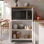 Hanah Home Armario Multiusos Vrn1-Sw Natural y Blanco